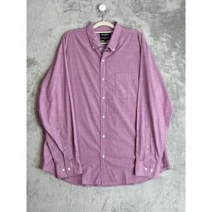 Bonobos Pink Slim Fit Button Down Career Dress Shirt Size XL